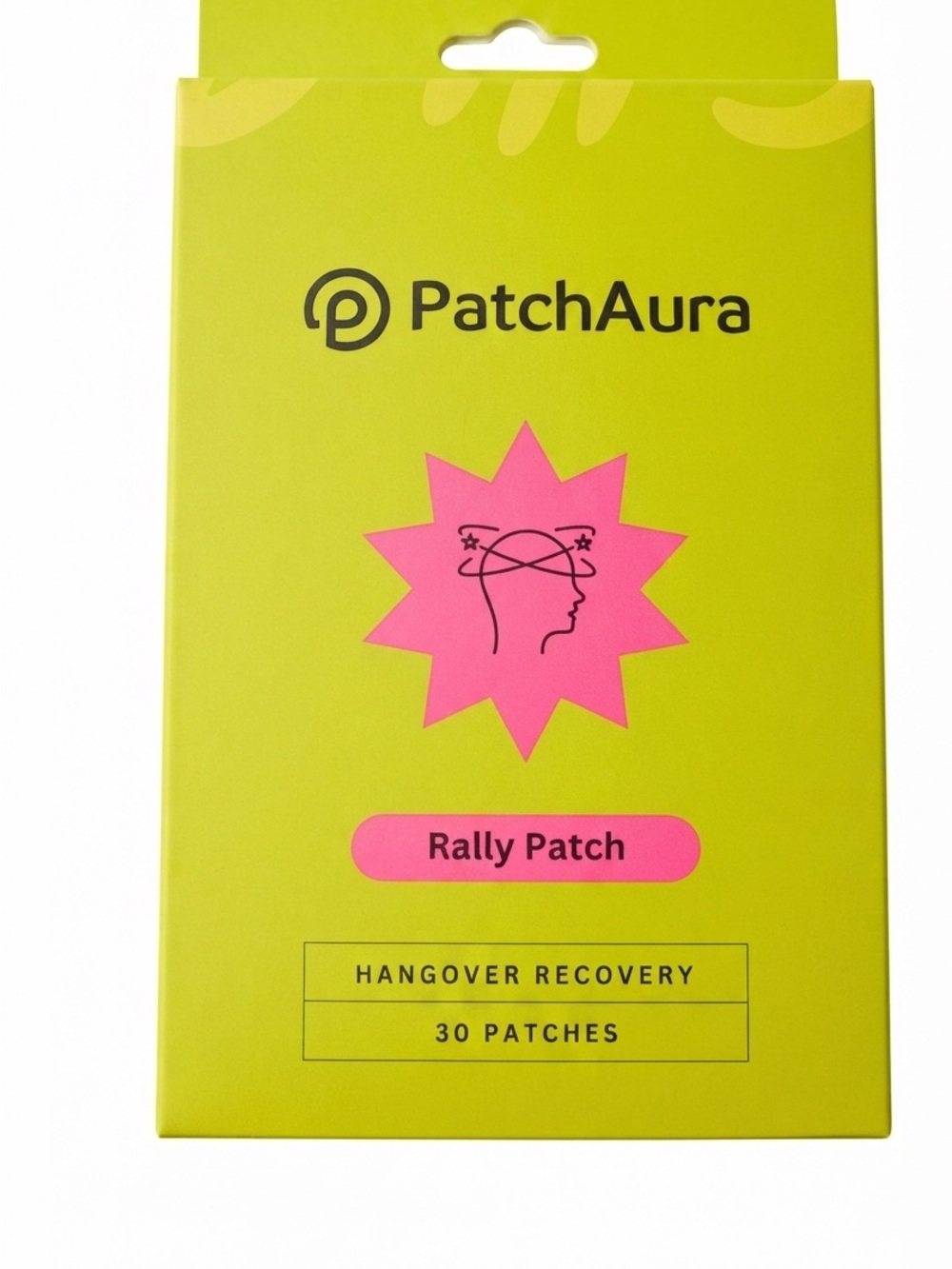Rally Patch Hangover Recovery Patches in Lime Green & Pink